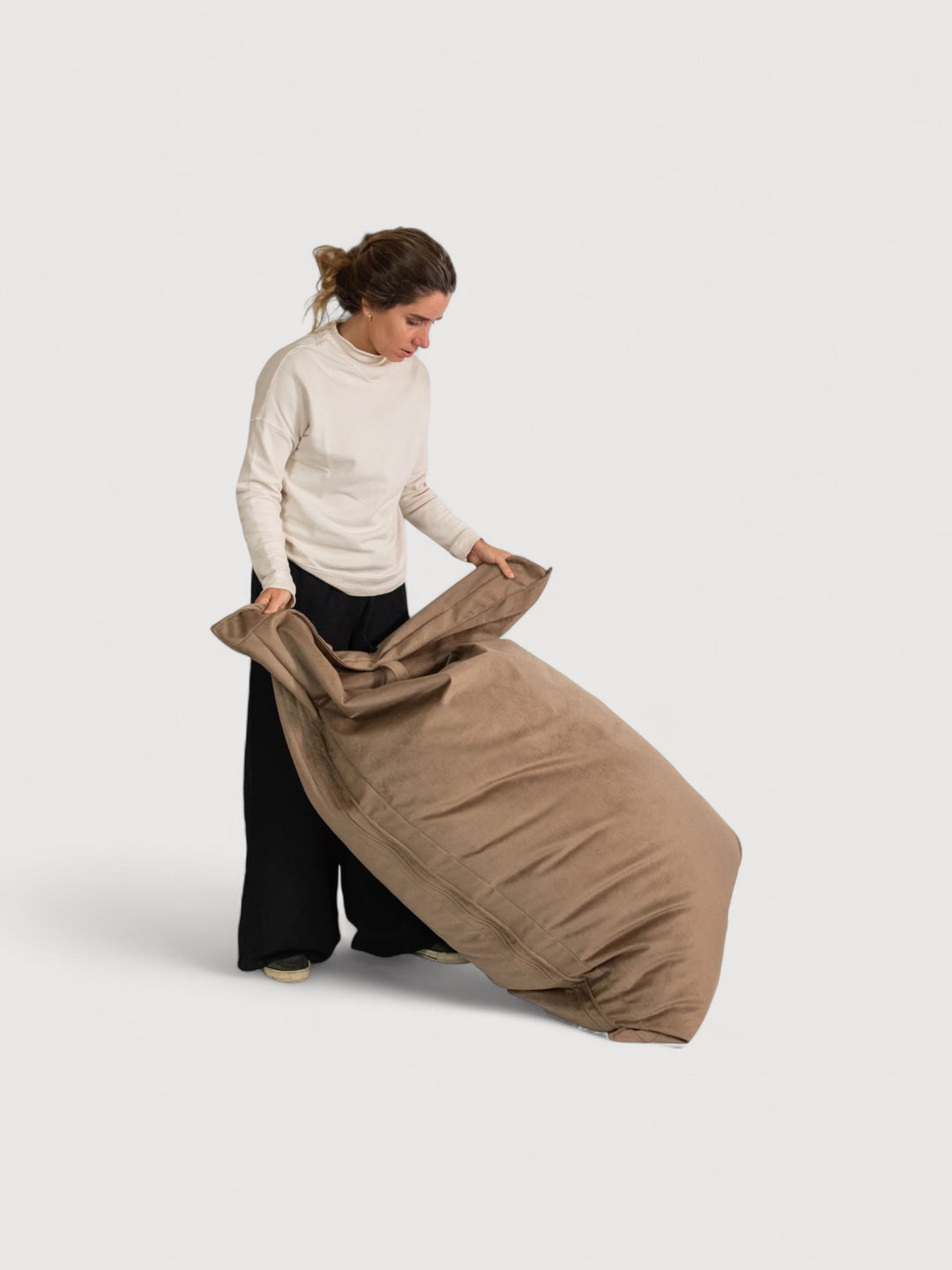 Puff Rectangular de Interior PUF - Camel