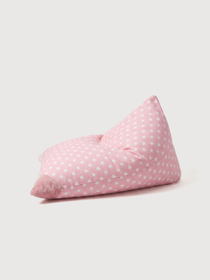 Puff Triangular para Niños PUF - Estrella Rosado Rosado