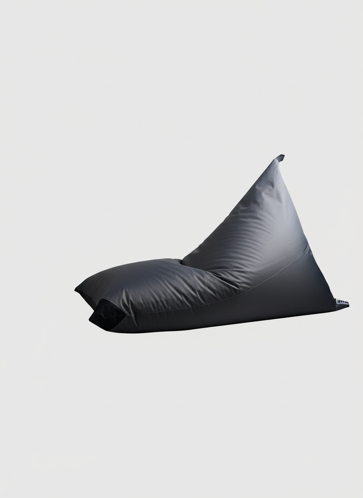 Puff Triangular Terraza y Exterior PUF - Gris Oscuro / Negro