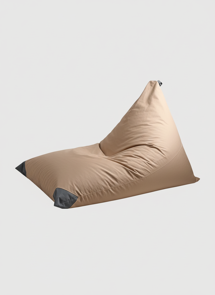 Puff Triangular Terraza y Exterior PUF - Arena / Gris Oscuro