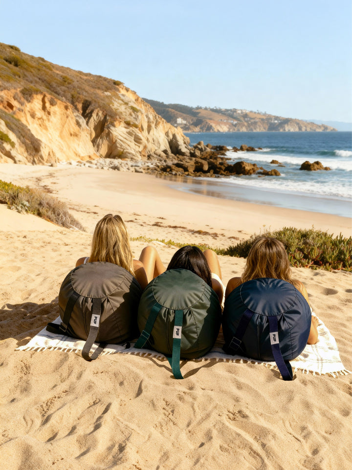 Mochila Cojin PUF - Gris Oscuro