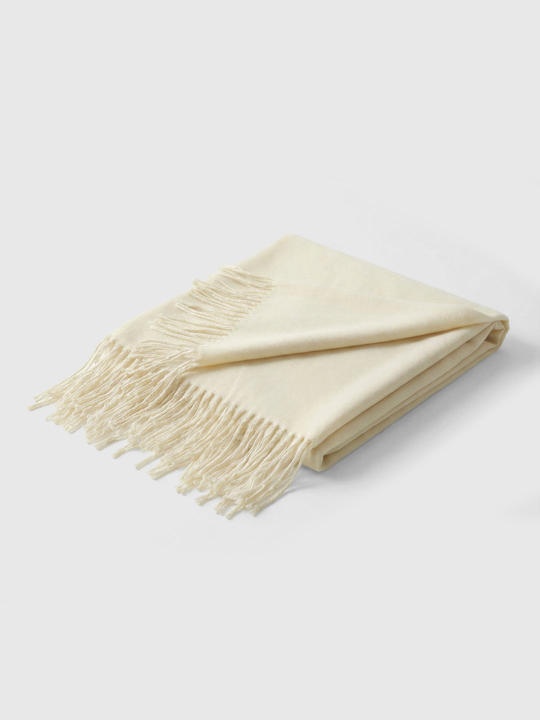 Pashmina Tejido Mixto Cashmere - Crema