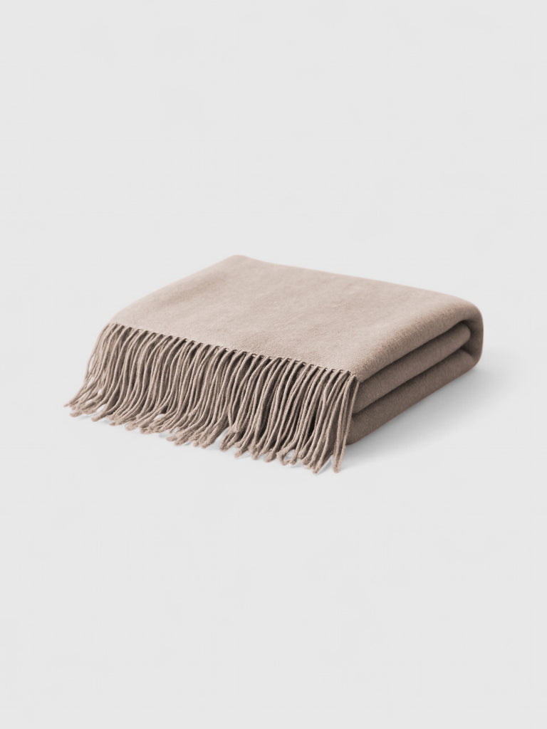 Pashmina Tejido Mixto Cashmere - Beige