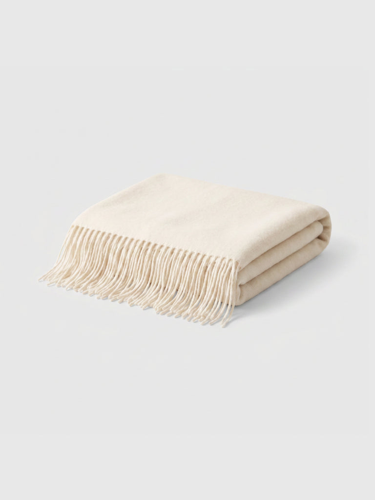 Pashmina Tejido Mixto Cashmere - Blanco