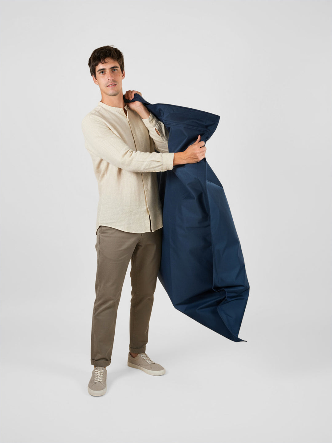 Puff Rectangular Exterior Impermeable PUF - Azul / Azul