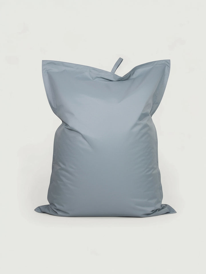 Puff Rectangle Fumer Puff Rectangular Exterior Impermeable PUF - Gris Claro / Gris Claro ...