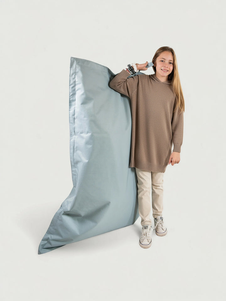 Puff Rectangular Exterior Impermeable PUF - Gris Claro / Gris Claro
