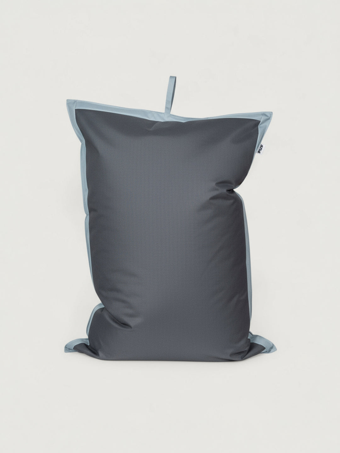 Puff Rectangular Exterior Impermeable PUF - Gris Oscuro / Gris Claro