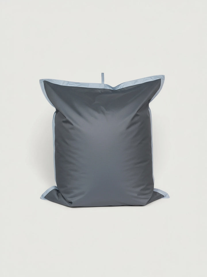 Puff Rectangular Exterior Impermeable PUF - Gris Oscuro / Gris Claro