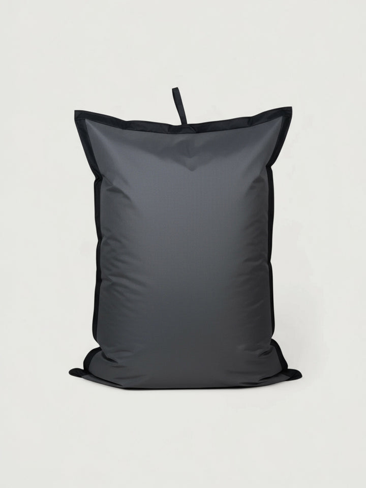 Puff Rectangular Exterior Impermeable PUF - Gris Oscuro / Negro