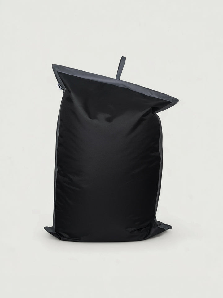 Puff Rectangular Exterior Impermeable PUF - Negro / Gris Oscuro