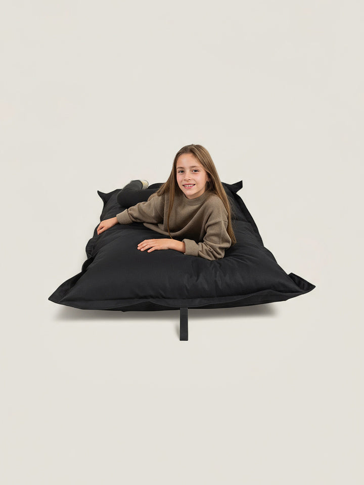 Puff Rectangle Fumer Puff Rectangular Exterior Impermeable PUF - Negro / Negro – La Estanteria