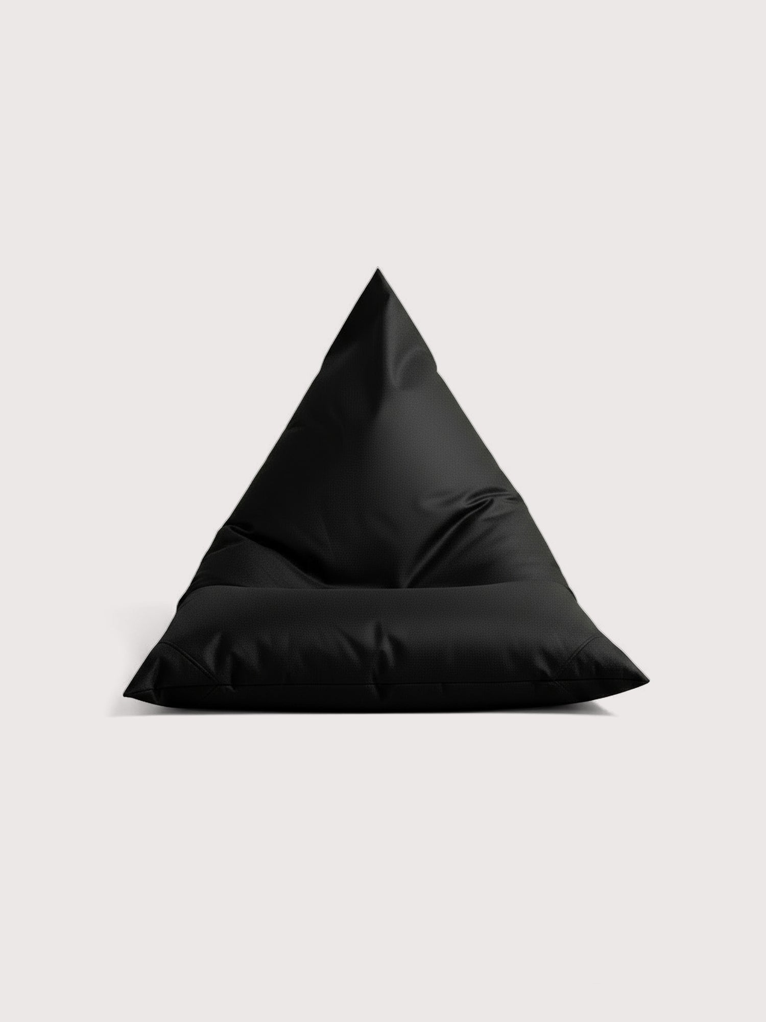 Puff Triangular Terraza y Exterior PUF - Negro