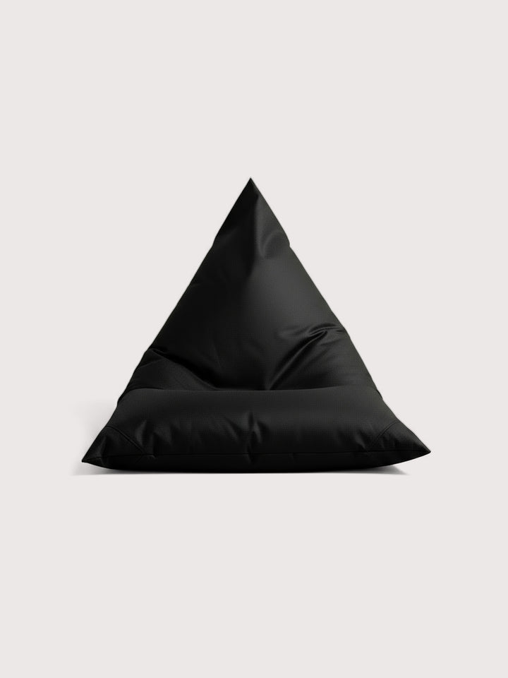 Puff Triangular Terraza y Exterior PUF - Negro
